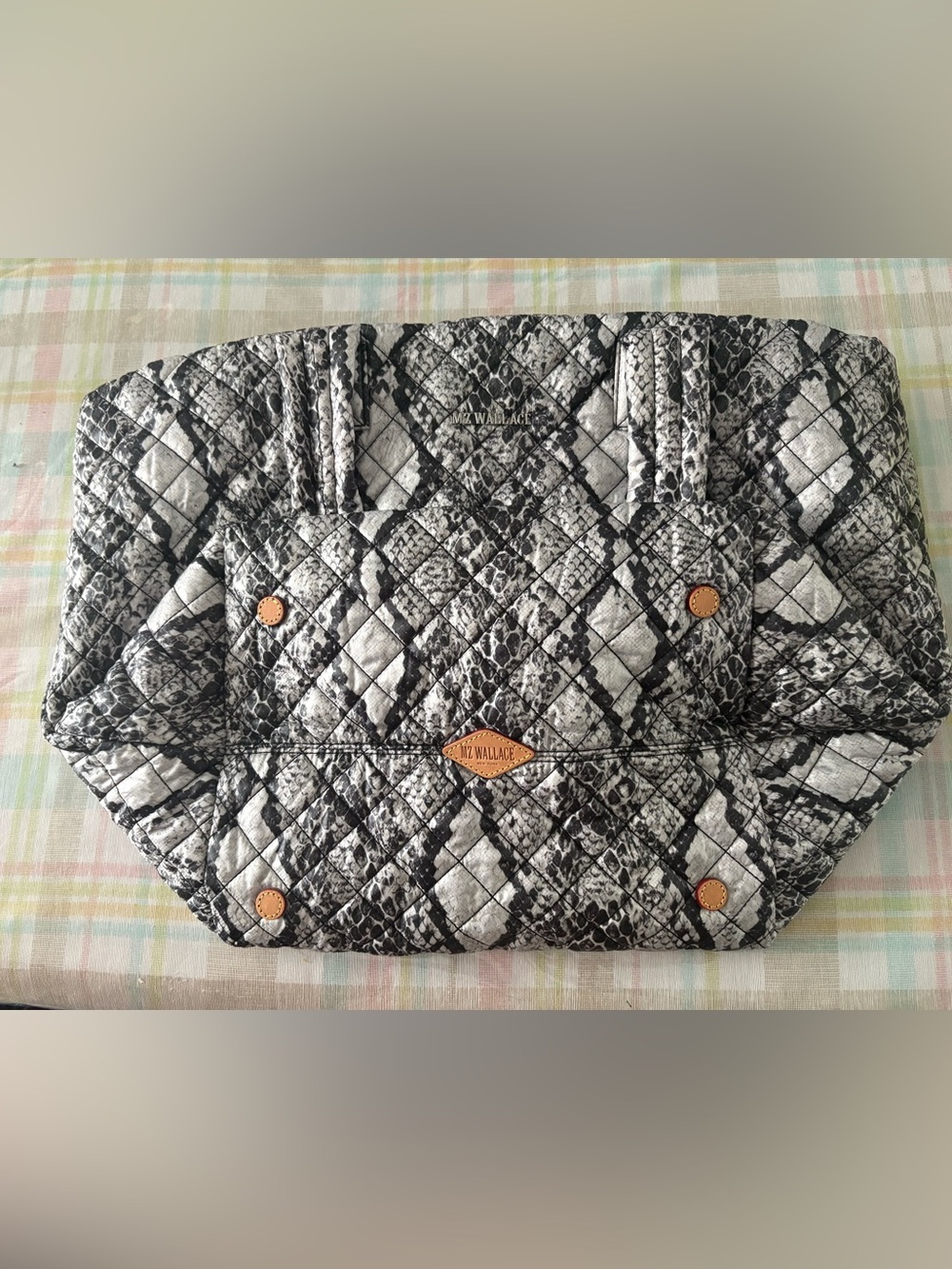 MZ Wallace Medium Metro Tote Snake-Print not deluxe